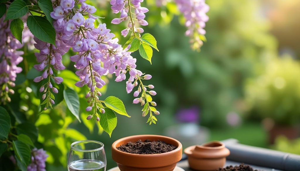 apprenez étape par étape comment réaliser la bouture de glycine pour multiplier efficacement cette magnifique plante grimpante dans votre jardin.
