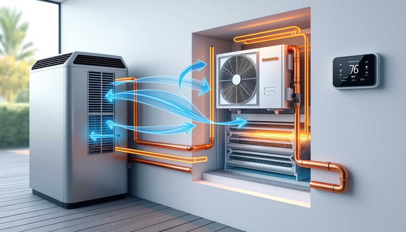 découvrez le fonctionnement d'une pompe à chaleur air-air et ses nombreux avantages pour un chauffage efficace, économique et respectueux de l'environnement.