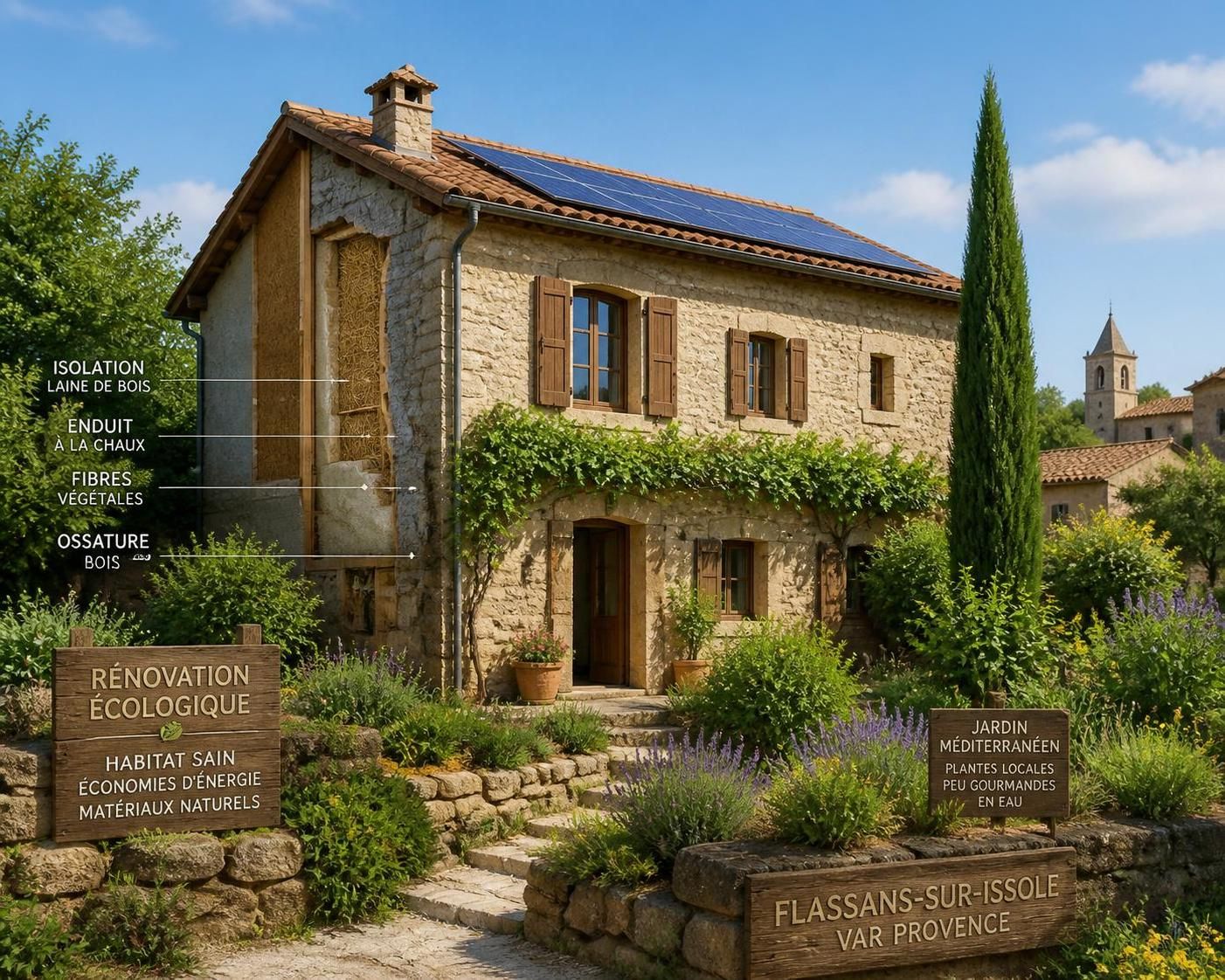 découvrez cette maison à rénover à flassans-sur-issole, idéale pour un projet écologique alliant confort et respect de l'environnement. saisissez cette opportunité unique !