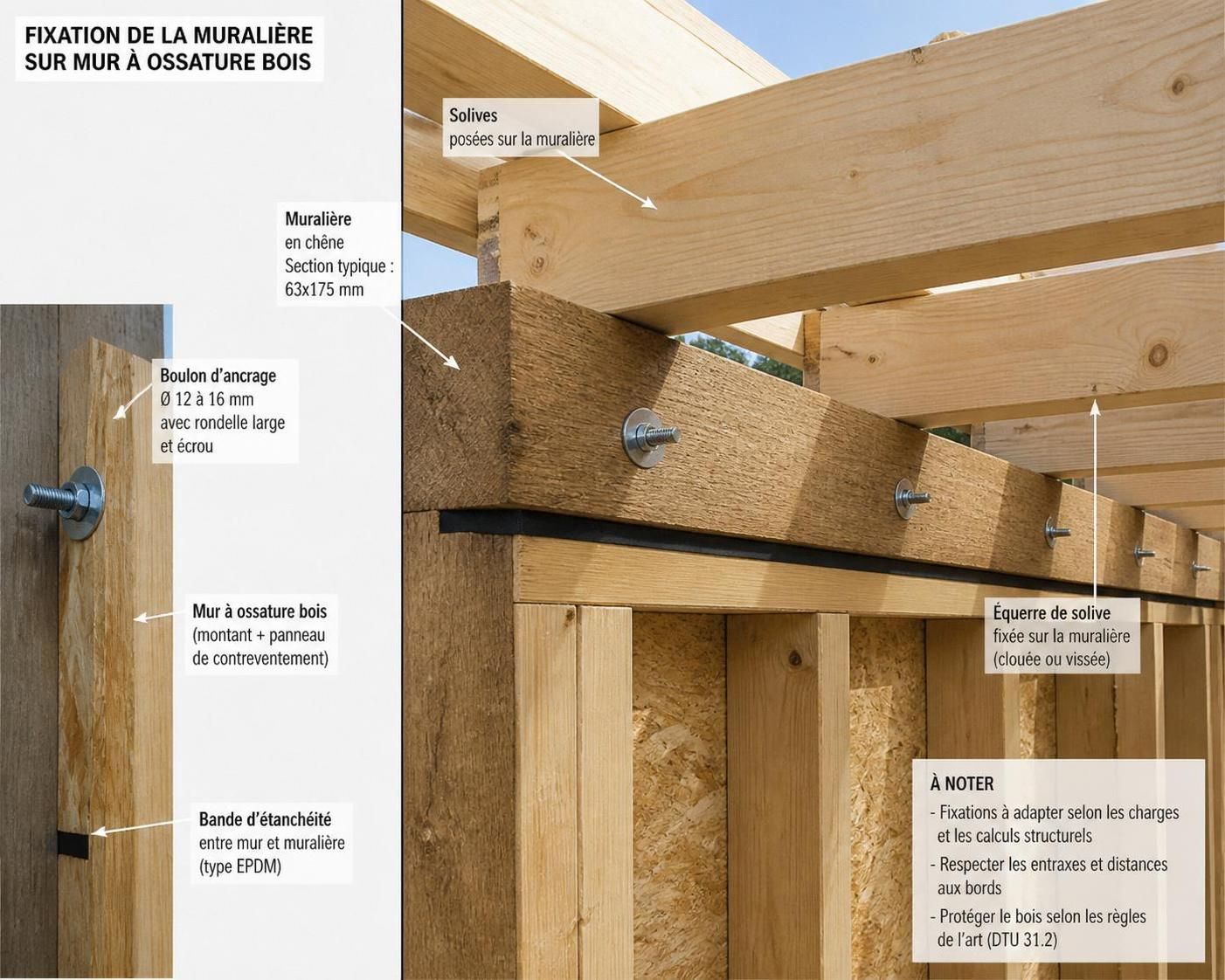 découvrez comment la muralière joue un rôle essentiel dans la solidité et la durabilité de votre maison en bois en renforçant sa structure de manière efficace et fiable.