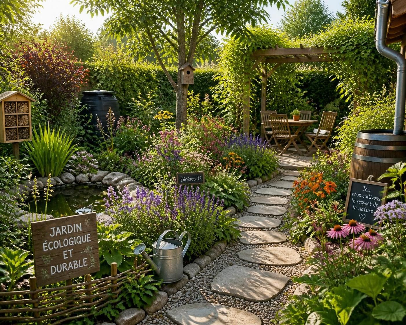 découvrez comment choisir des plantes adaptées pour créer un jardin durable et écologique avec promesse de fleurs, alliant beauté et respect de l'environnement.