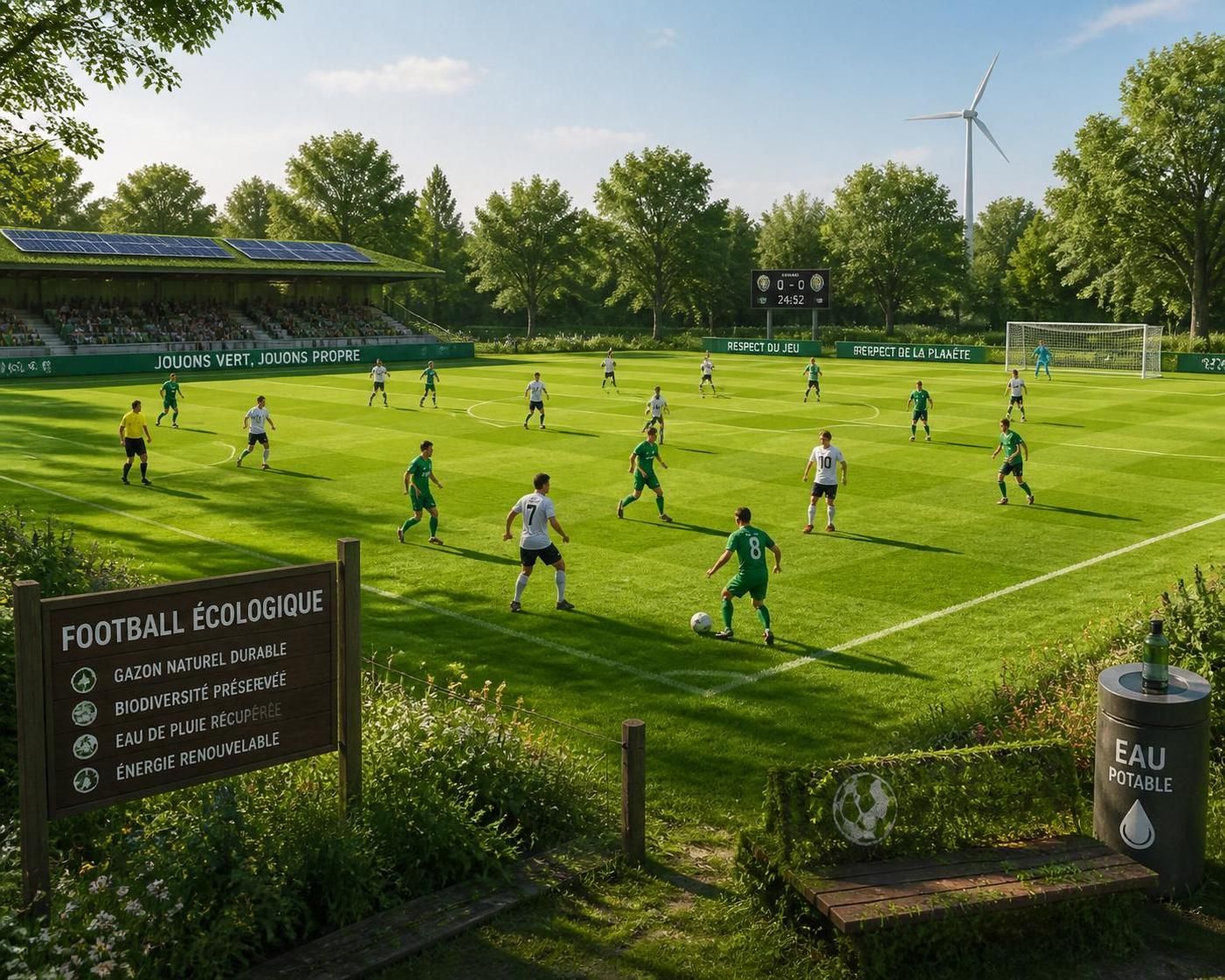 découvrez des solutions écologiques pour entretenir un terrain de foot avec un gazon durable et naturel, alliant performance sportive et respect de l'environnement.