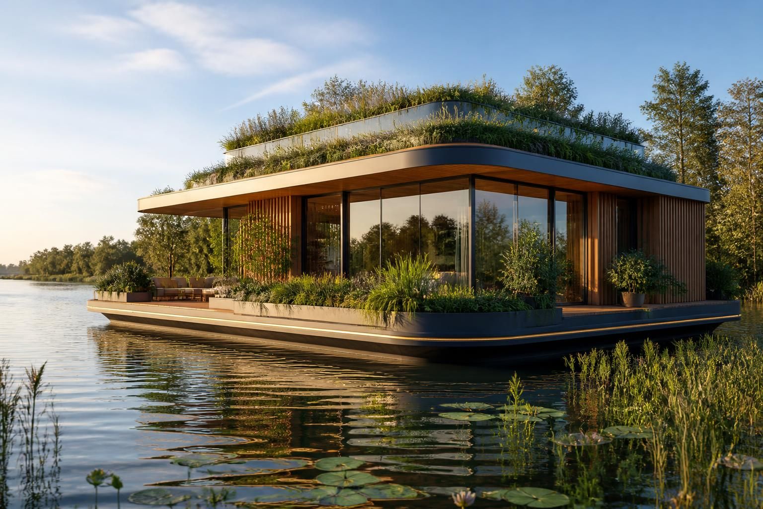 découvrez comment les bâtiments flottants offrent une alternative écologique et innovante pour s'adapter à la montée des eaux et protéger nos habitats.