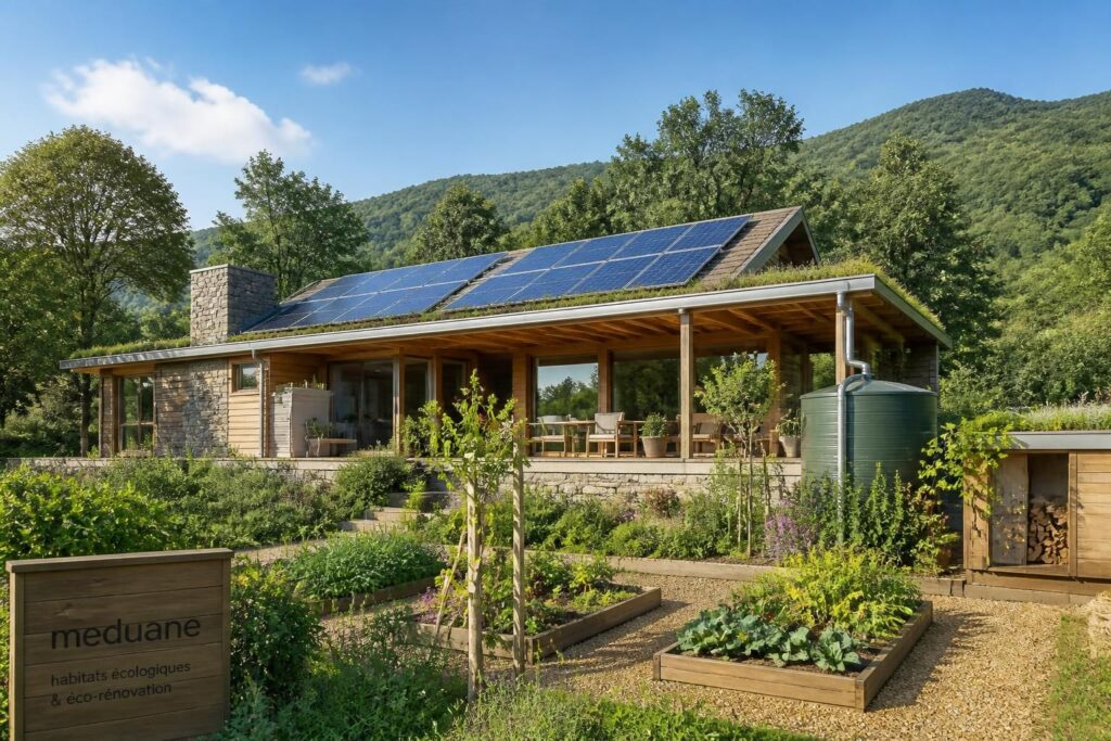 meduane habitat s'engage pour une construction écologique et durable, offrant des solutions innovantes et respectueuses de l'environnement pour un habitat sain et responsable.