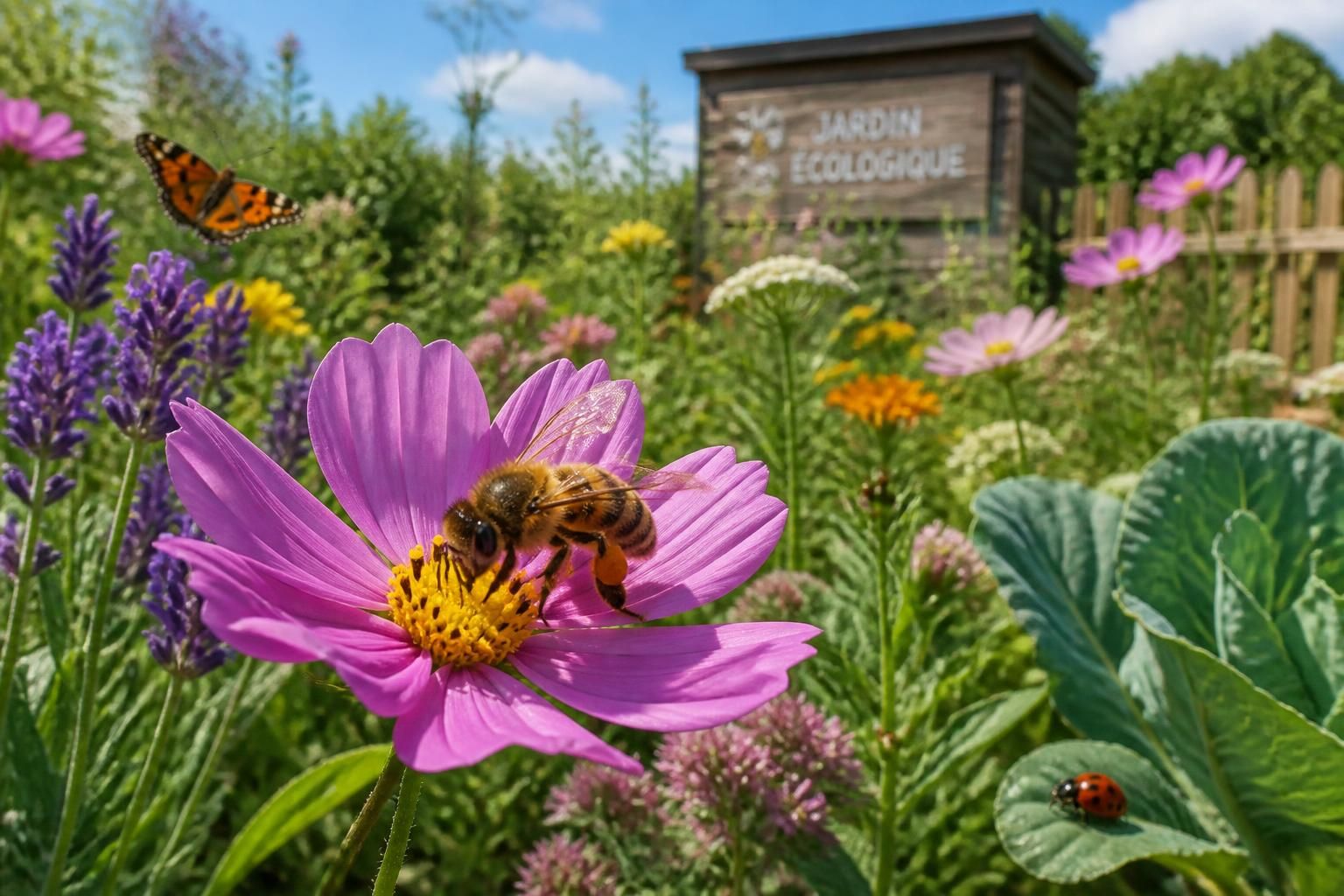 découvrez pourquoi l’abeille est essentielle aux jardins écologiques et comment elle contribue à la biodiversité et à la pollinisation naturelle.