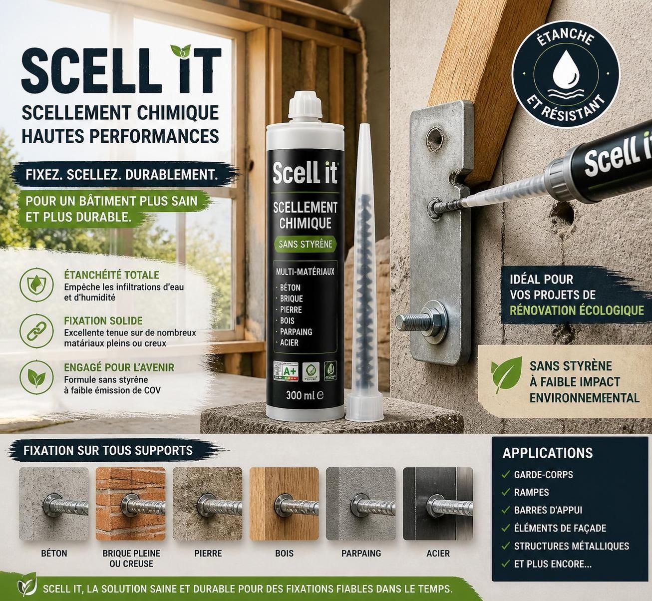 découvrez comment scell it révolutionne l'étanchéité en rénovation écologique grâce à ses solutions innovantes, durables et respectueuses de l'environnement pour un habitat sain et performant.