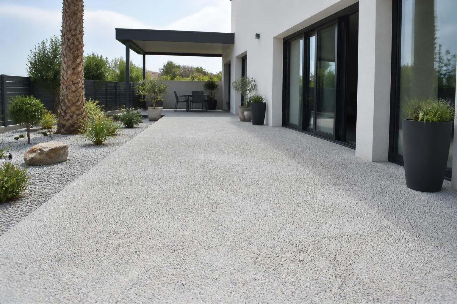 découvrez le béton lavé, une solution esthétique et durable idéale pour sublimer vos sols extérieurs tout en assurant résistance et longévité.