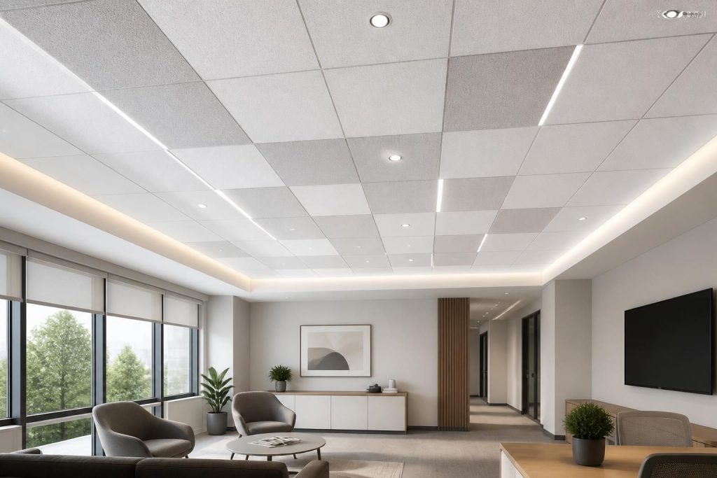 découvrez comment choisir des dalles acoustiques 60x60 rockfon pour vos faux plafonds, avec des options décoratives pour allier esthétique et performance acoustique.
