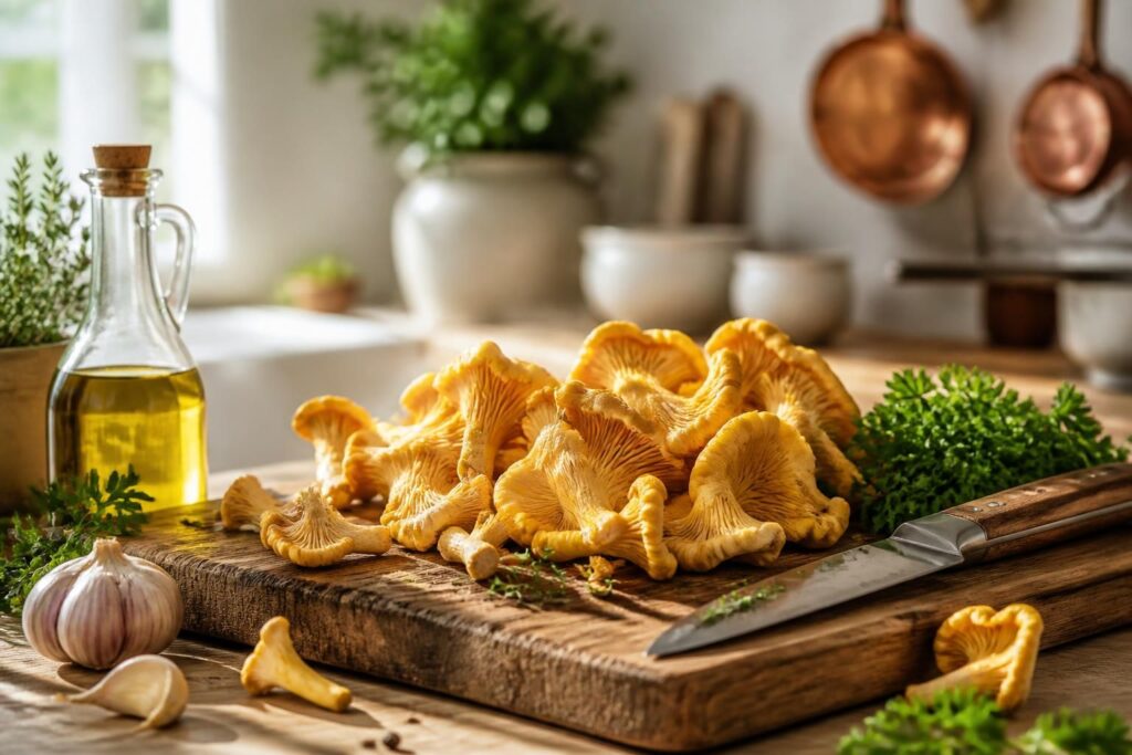 découvrez la girolle, champignon d’exception, et apprenez comment sublimer vos plats avec ce trésor de saveurs uniques.