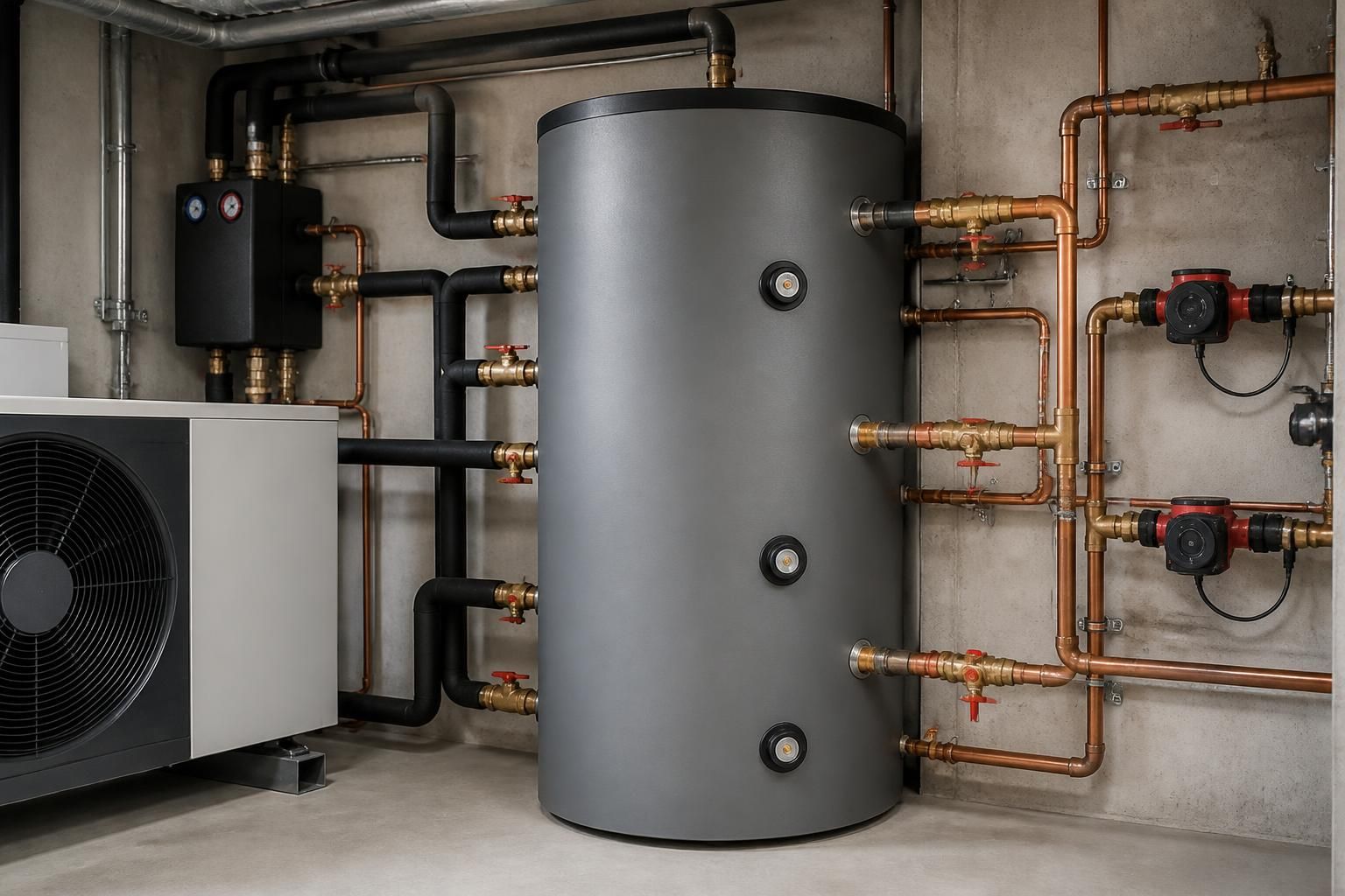 découvrez le schéma complet du ballon tampon pour pompe à chaleur, incluant l'installation et le raccordement hydraulique, pour optimiser votre système de chauffage.