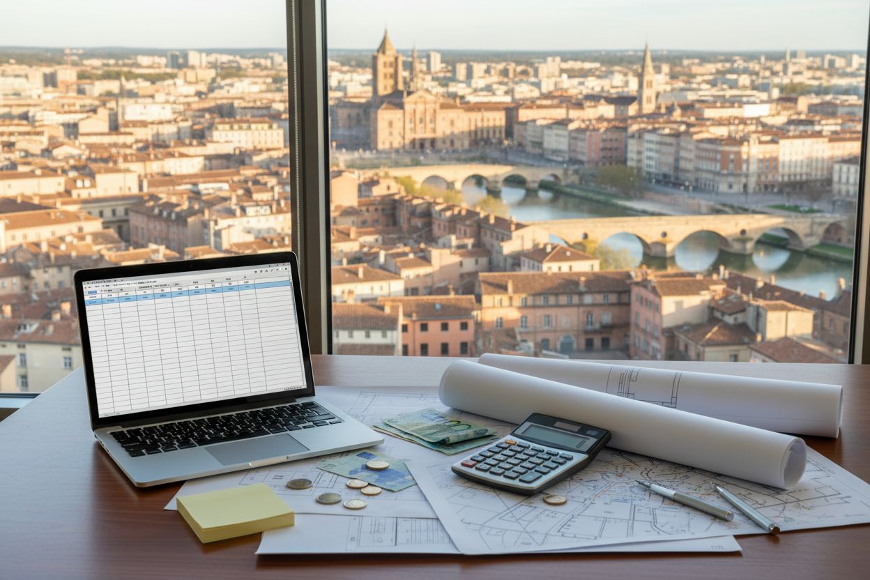 Bureaux à louer dans un quartier d'affaires de Toulouse