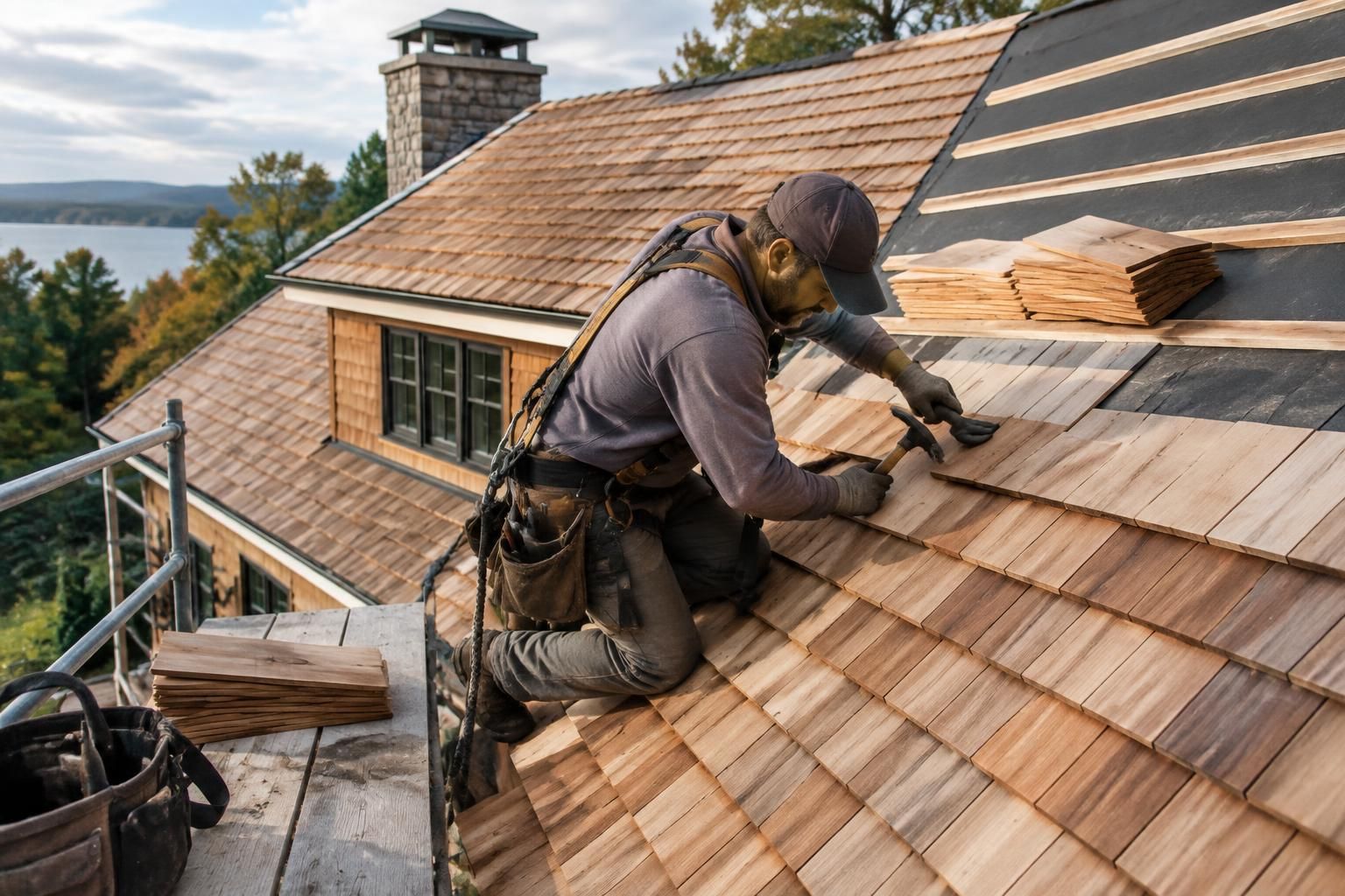 découvrez comment poser un bardeau de bois en toiture et estimez le coût de votre projet grâce à nos conseils pratiques.